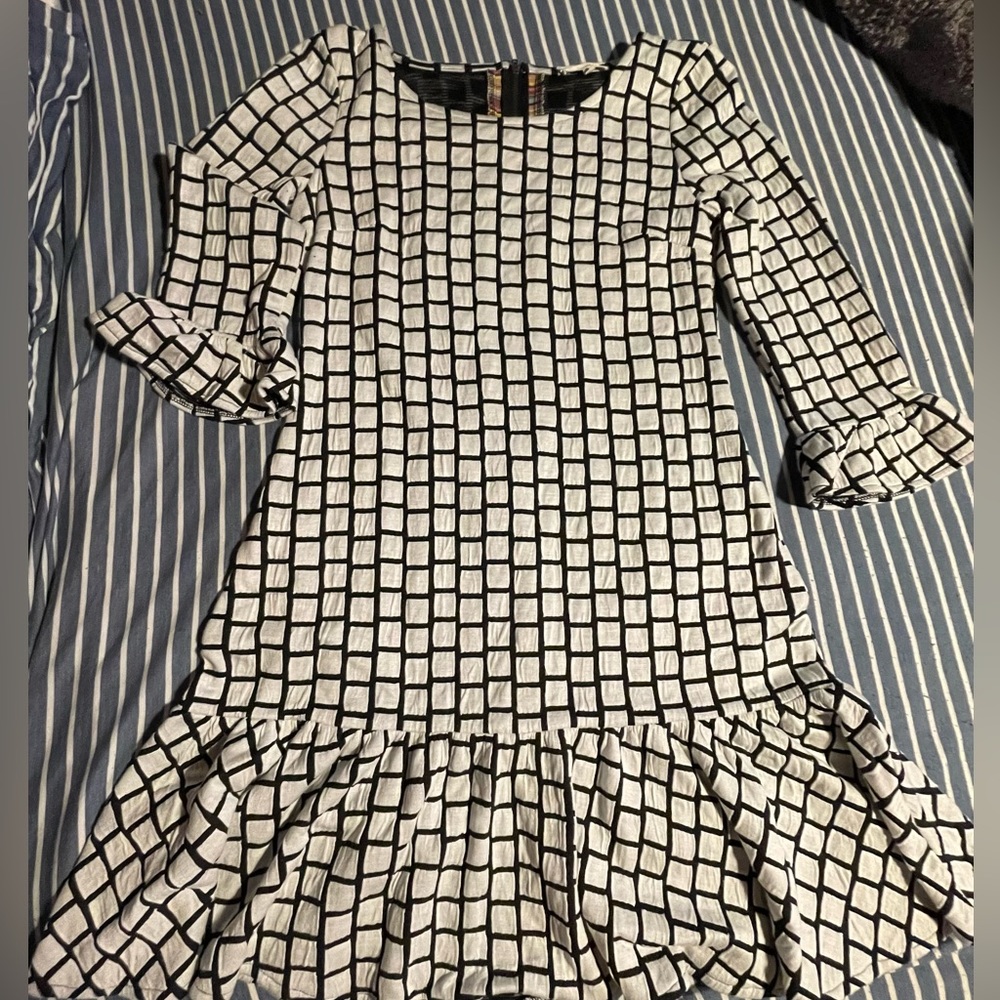 Mystree Boutique flared ruffle dress